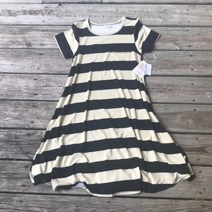 LulaRoe black and cream XXS Carly